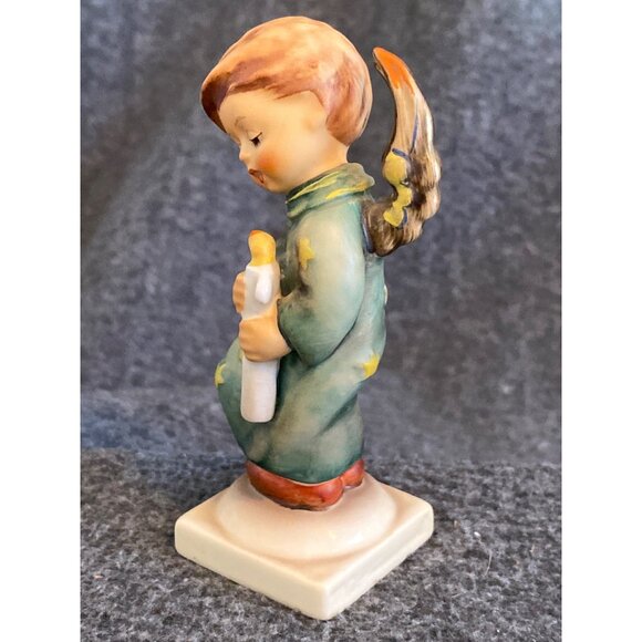 VTG Goebel Hummel Figurine Heavenly Angel Holding Candle 21/0 Missing Bee TMK-6 - Picture 4 of 8